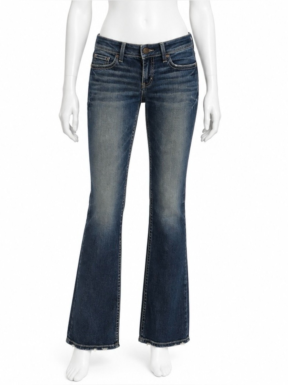 BKE Stella Slim Fit Low Rise Bootcut Jeans Size 27 Y2K Denim EUC